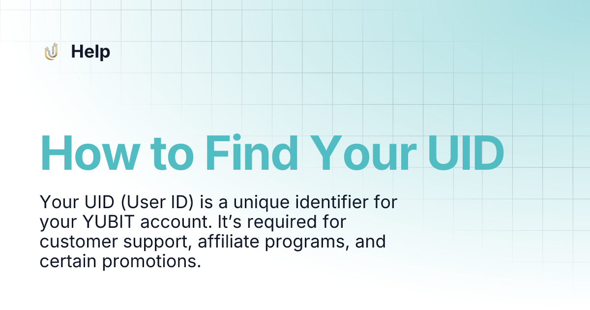 How to Find Your UID | Help